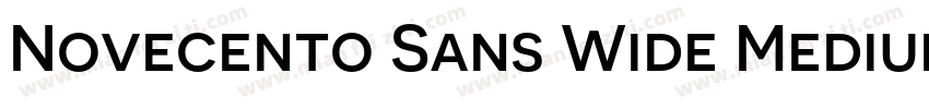 Novecento Sans Wide Medium字体转换